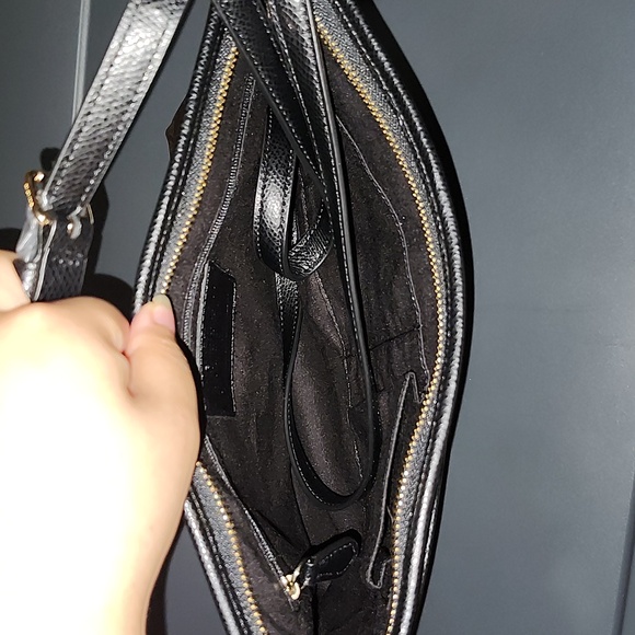 Coach Signature File Bag In Dark Brown - Picture 6 of 6